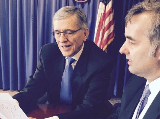 Etsy CEO Chad Dickerson met US Federal Communications Commission Chairman Tom Wheeler Etsy CEO Chad Dickerson met US Federal Communications Commission Chairman Tom Wheeler
