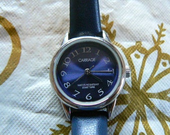 SALE Vintage Carriage watch by Timex women's with fresh battery FREE SHIPPING in usa