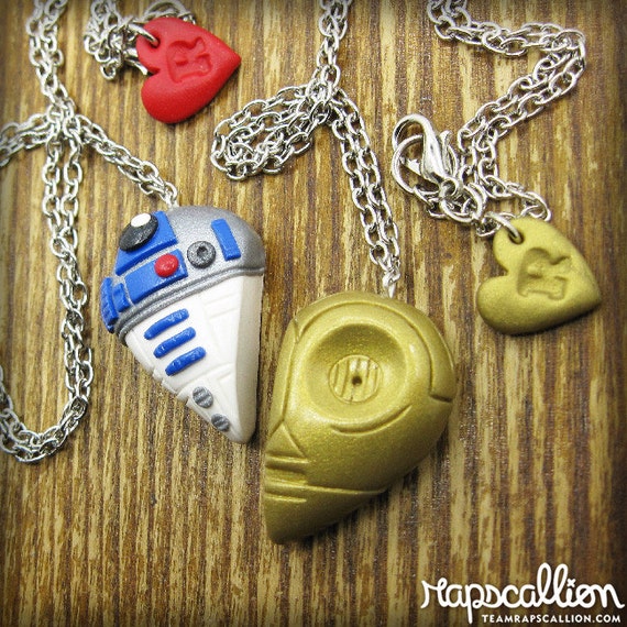 c3po r2d2 necklace