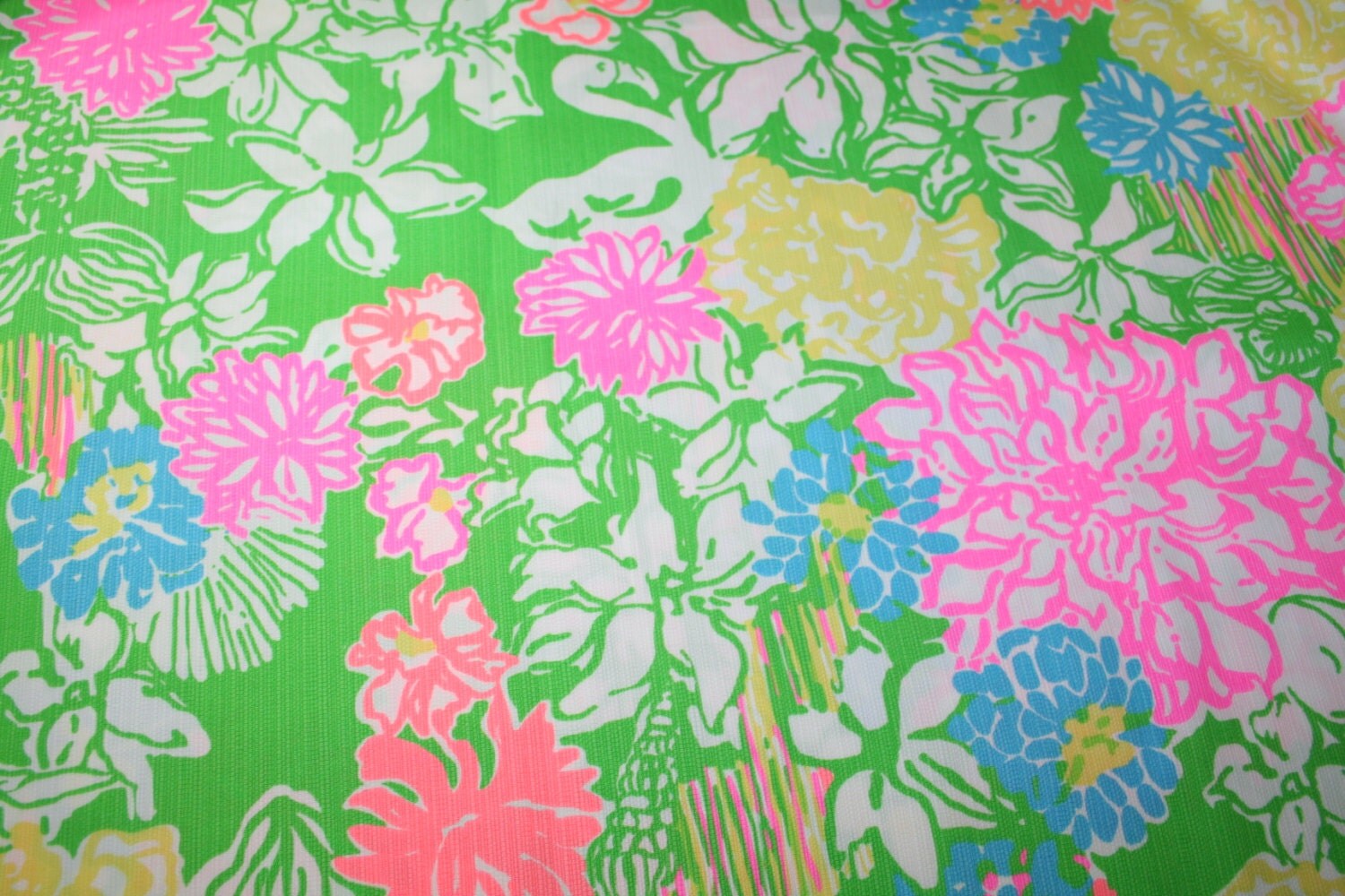 Lilly PulitzerMULTI HIBISCUS STROLL fabric Dobby by WELOVELILLY