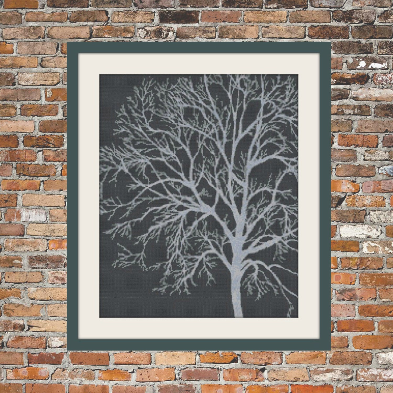 Silver Birch a Counted Cross Stitch Pattern