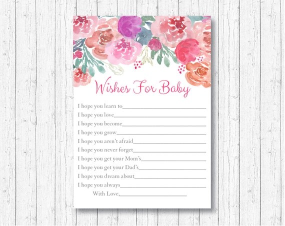 Unique 55 New Baby Flower Card Message