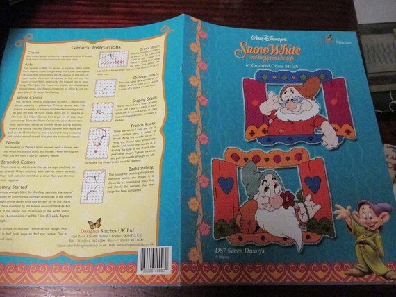 Counted Cross Stitch Patterns Snow White and the Seven Dwarfs