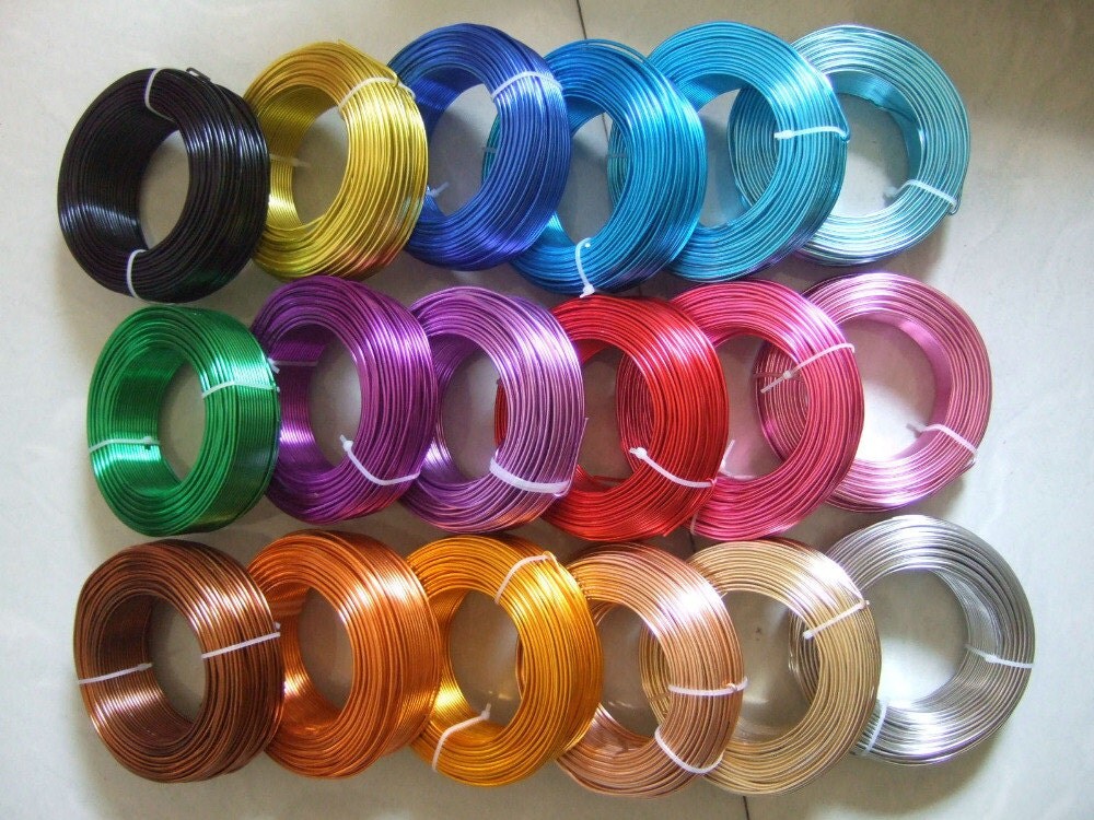 18 Gauge Aluminum Craft Wire Beading Wire 39 Feet by delphineblue