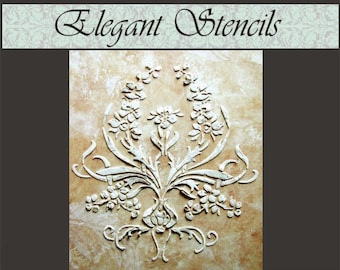 Raised Plaster Stencil Brassio Frieze Wall Stencil, Decorative Stencil, Painting Stencil