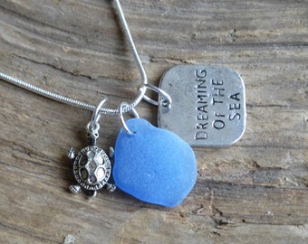 Sea Glass Necklace Sea Glass Jewelry, Dreaming of the sea