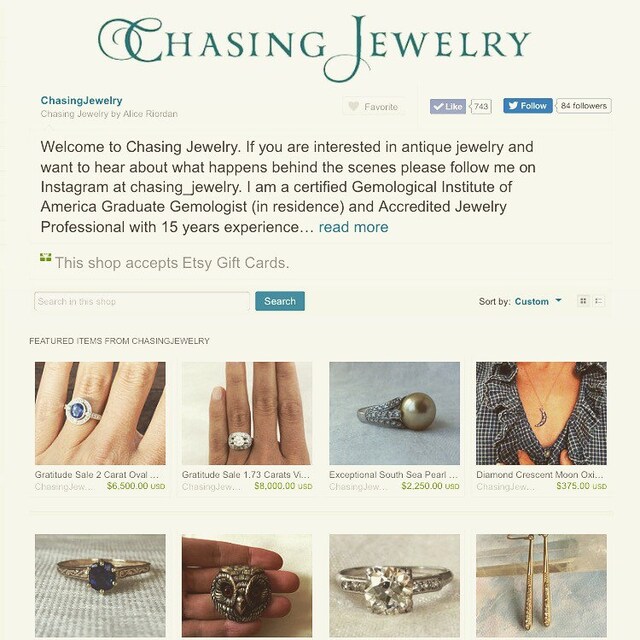 Chasing Jewelry by Alice Riordan by ChasingJewelry on Etsy