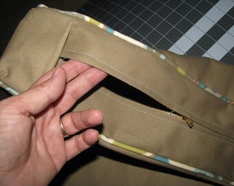 Camper Cushion Covers for dinette - set of 4 - with zipper and piping - made to order - you provide fabric - Happy Campers of the South