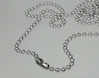Wholesale Lot Sale 50pcs of 24 inch (60cm) STAINLESS Steel Ball Chain Necklace - 24 inch - 2.4mm ball chain,Wholesale Lot Sale