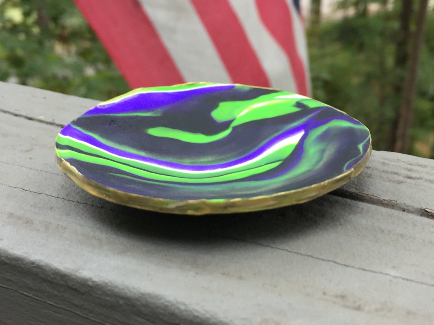 Ring dish ring bowl handmade ring dish marble by OneHippyHuskey