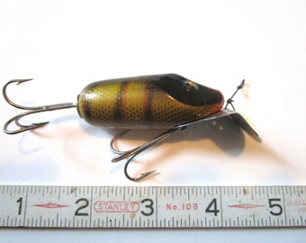 Old wooden South Bend vintage Dive-Oreno lure- EX+