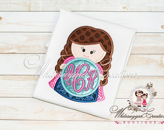 Ice Princess Shirt - Custom Snow Princess Monogram Shirt - Baby Girl Princess Outfit