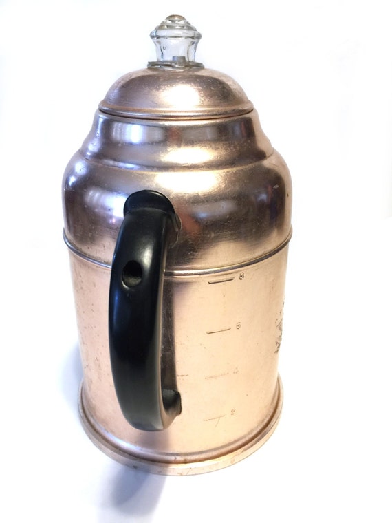 Vintage Stove Top Percolator Copper Colored Percolator