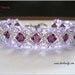 Beaded Bracelet Tutorial Pattern - Amethyst Violet Bracelet (BB004) - Beading Jewelry PDF Tutorial (Digital Download)