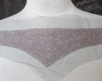 Cute embroidered and beaded applique