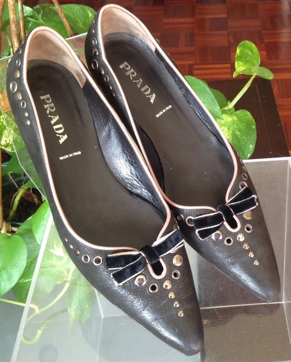 prada pointy toe flat