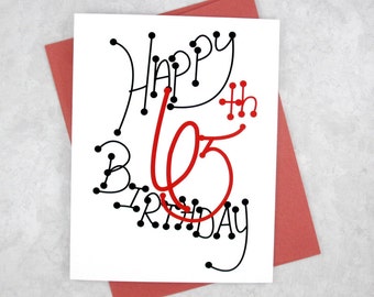 65th Birthday Card - Milestone Birthday - Gift For Woman - Card For Man