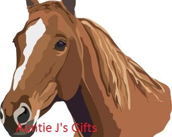 Cross Stitch PATTERN graph for horse