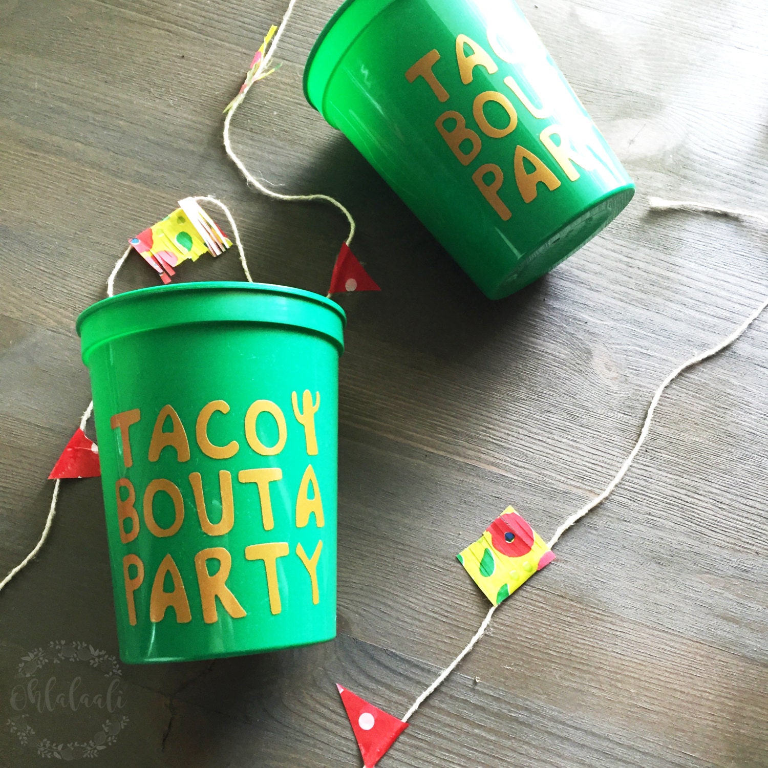 Taco Bout A Party Plastic Cup by OhLaLaAli on Etsy