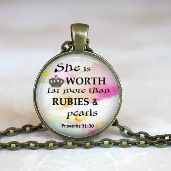 She Is Worth Far More Than Rubies and by abitofeclectic on Etsy