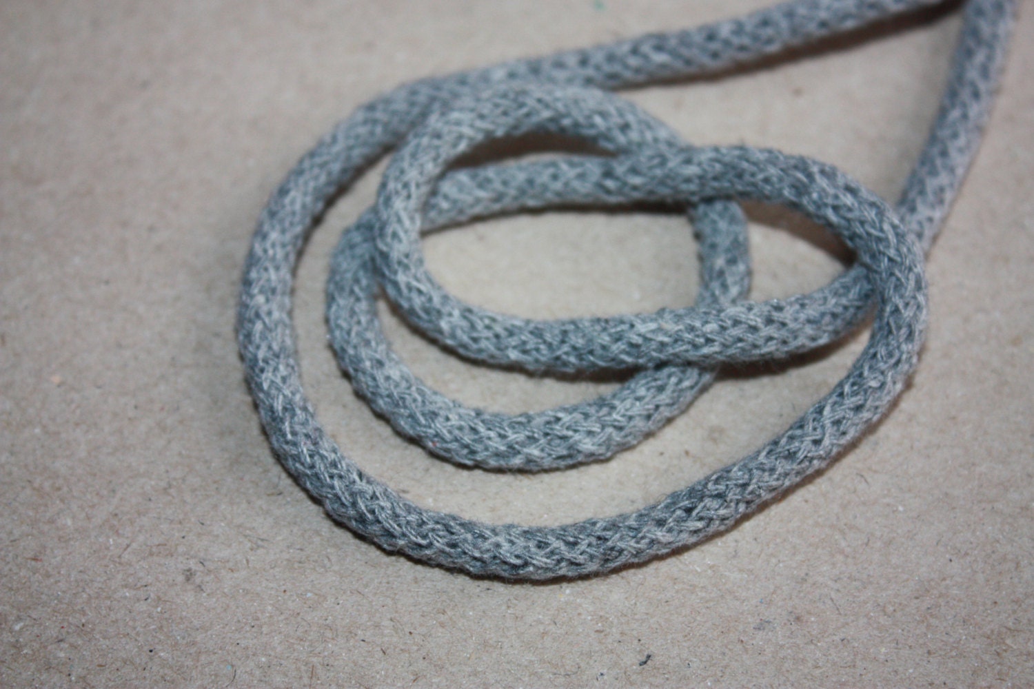 5 mm Gray Cotton Rope 5 Yards 4.57 Meters of by gbsupplies