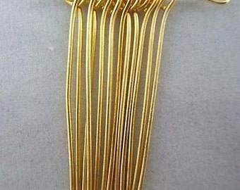 30mm Gold Plated Eye Pin-100 PCS