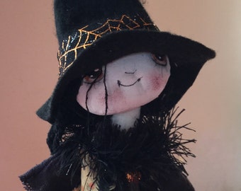 Items Similar To Vintage Kitchen Witch DOLL Handmade Fabric Wool Hand   Il 340x270.1057431884 Iexd 