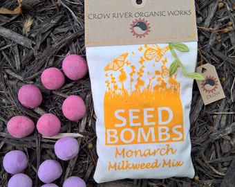 Milkweed Seed Bombs for Monarch Butterflies