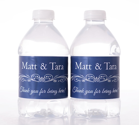 30 Wedding Water Bottle Labels - Need a different quantity? Click on the "choose total" tab to see all pricing Il_570xn