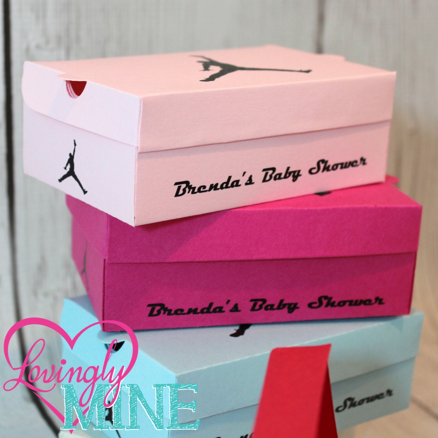 Mini Shoe Box Favors 10 Per Set Assembly Required