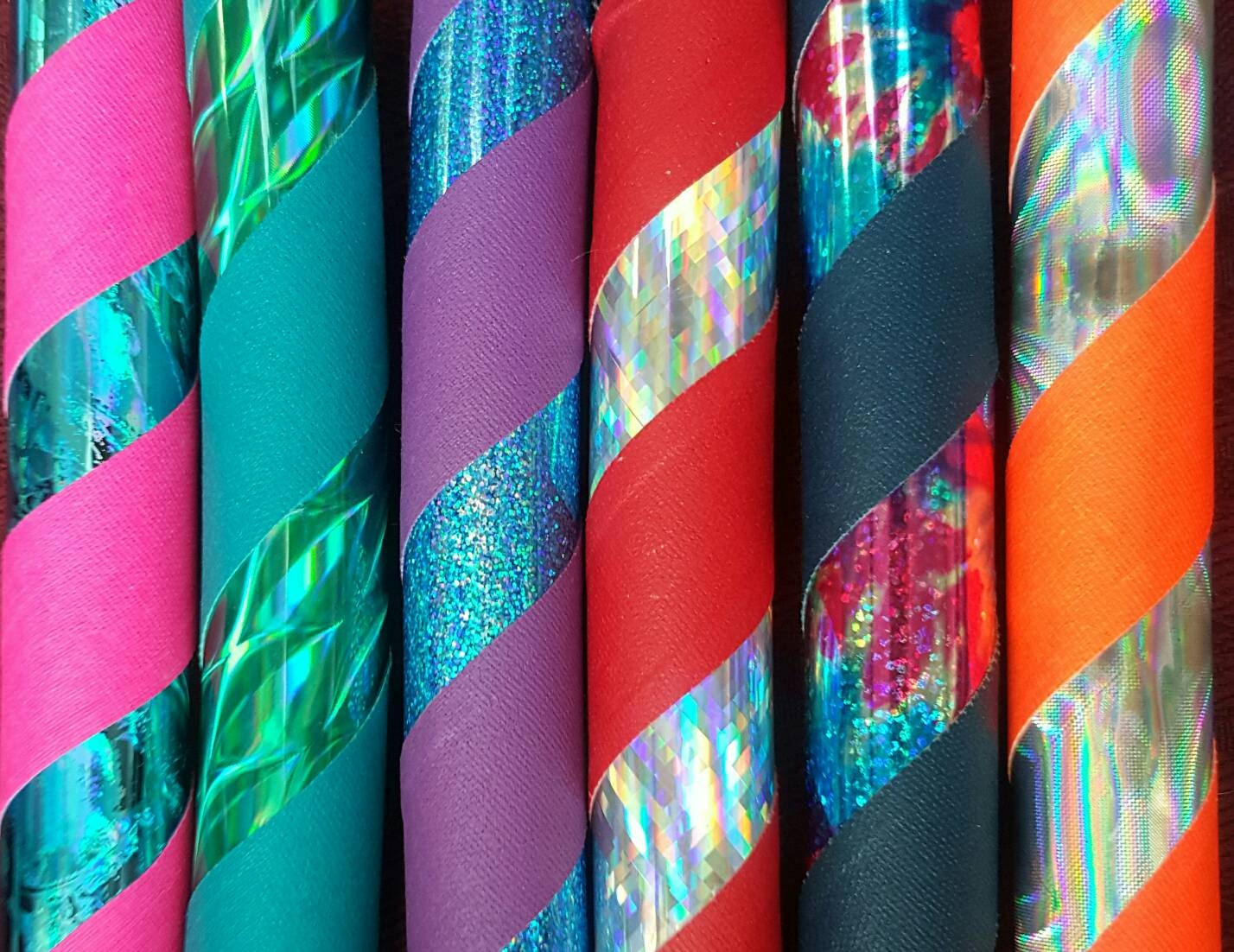 SALE Custom DANCE Collapsible Hula Hoop // Pick ANY 2 Colors