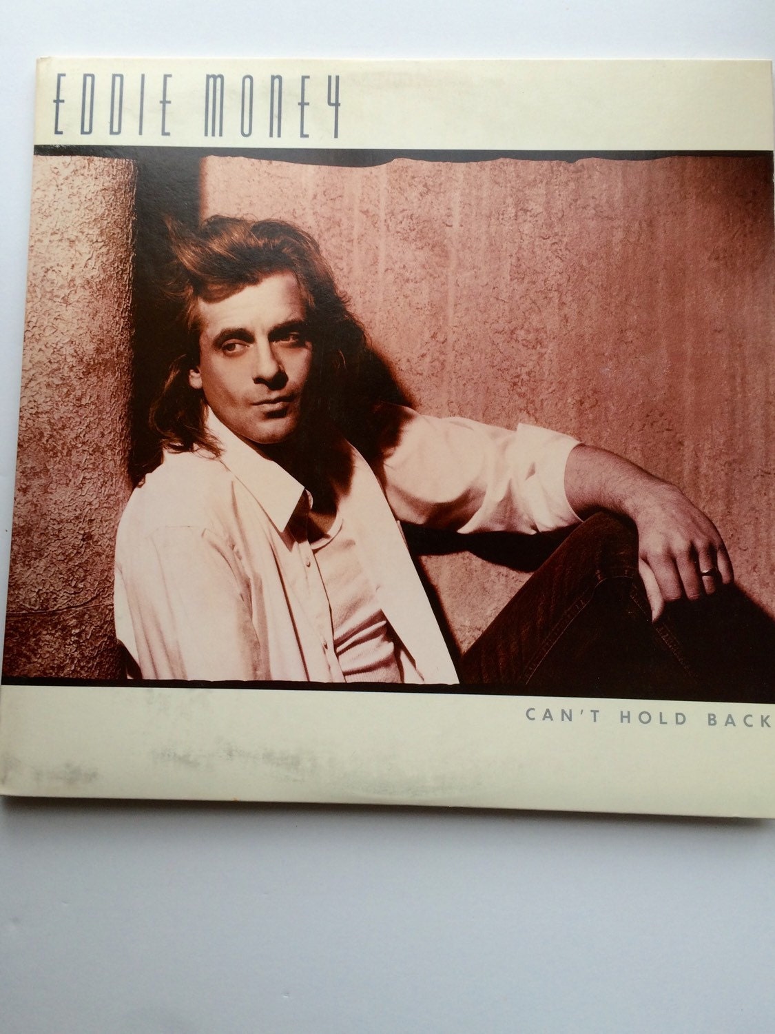 Eddie Money Can't Hold Back Vintage LP Vinyl