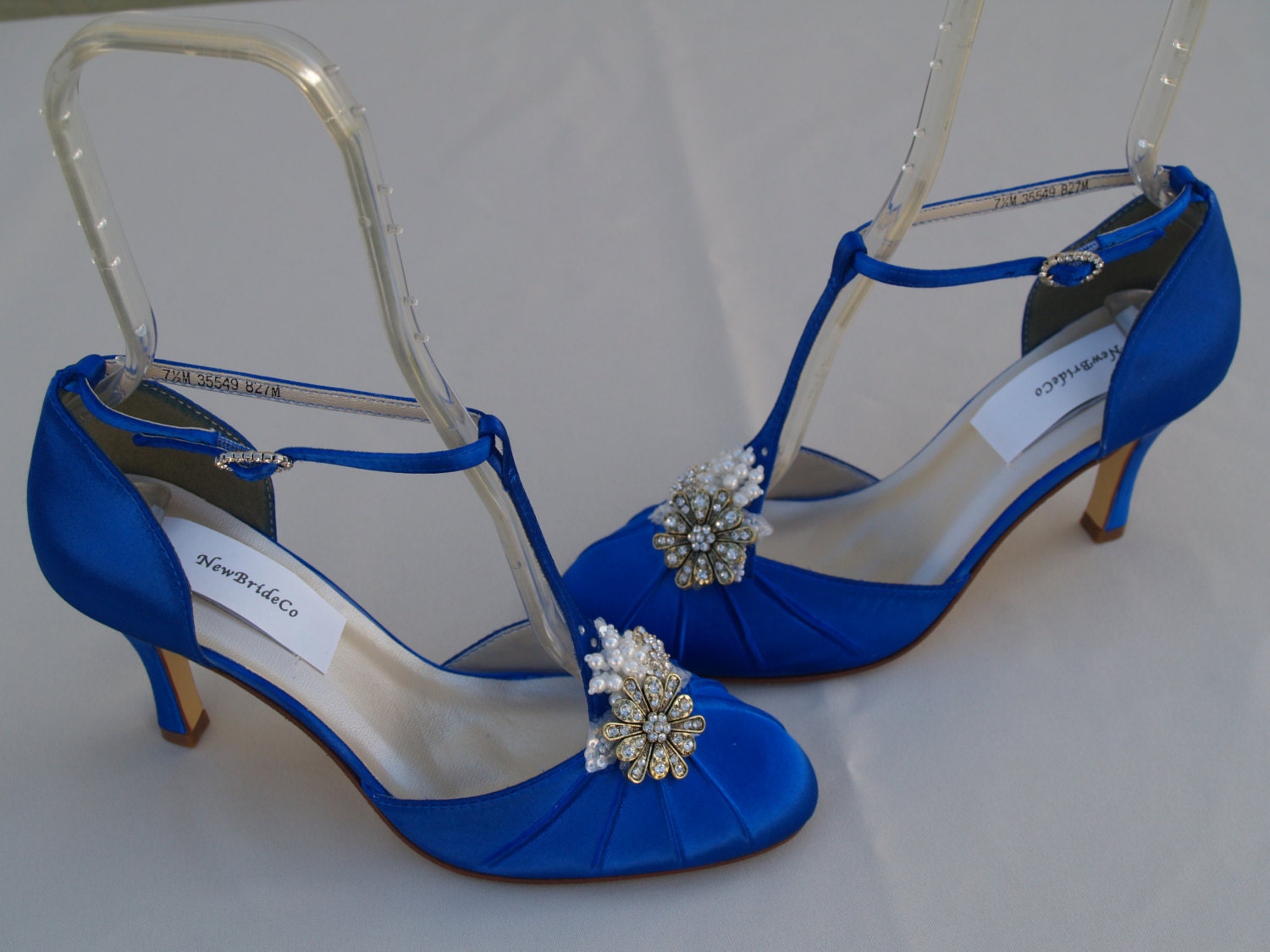 Royal Blue Wedding Shoes Vintage Style Brides Something Blue   Il Fullxfull.987158924 14ds 