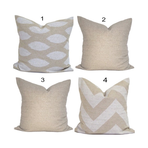 LIGHT BROWN PILLOWS Tan Pillow Cover Neutral Throw Pillow