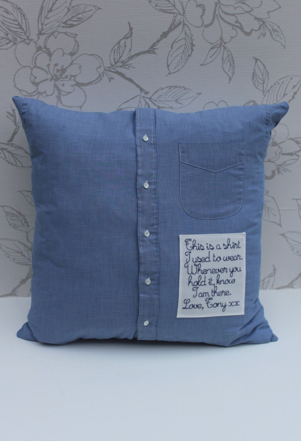 Custommade Keepsake Cushion Cover Men's by LookingGlassDesigns1