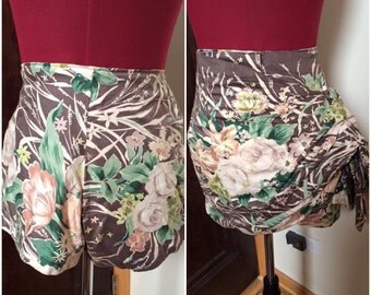 1940s Shorts and Sarong Set pinup sz xs s