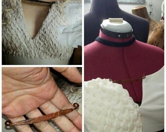 MADE TO ORDER Daenery's Targaryen white dragon scales dress Replica Cosplay