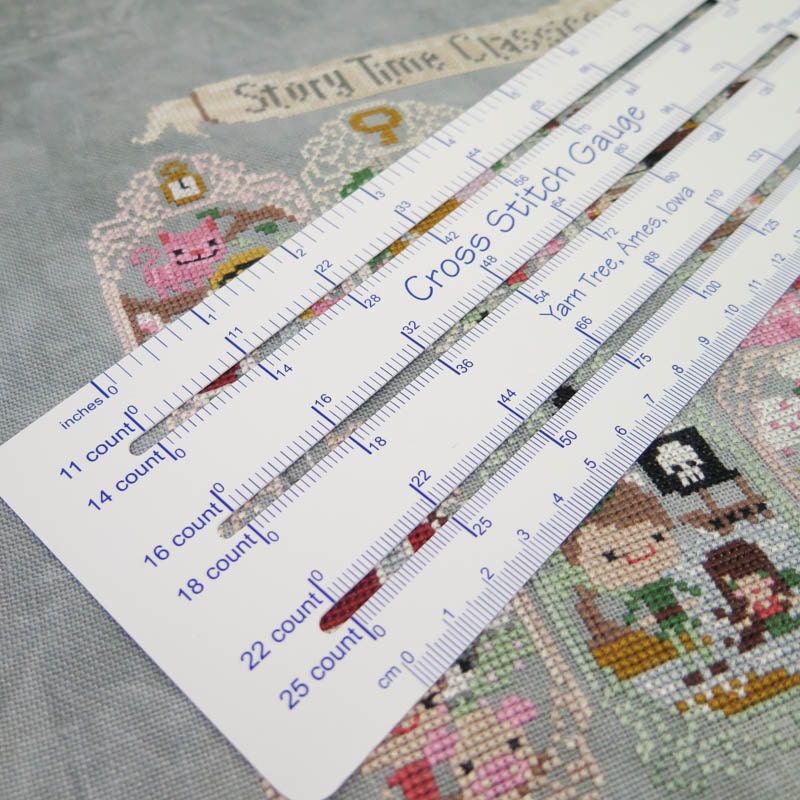 Cross Stitch Gauge Counted Cross Stitch Ruler Fabric Count