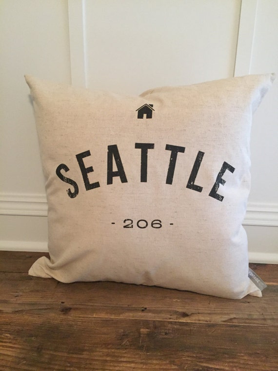 code gst cover pillow & by SoVintageChic Personalized code City Cover pillow area