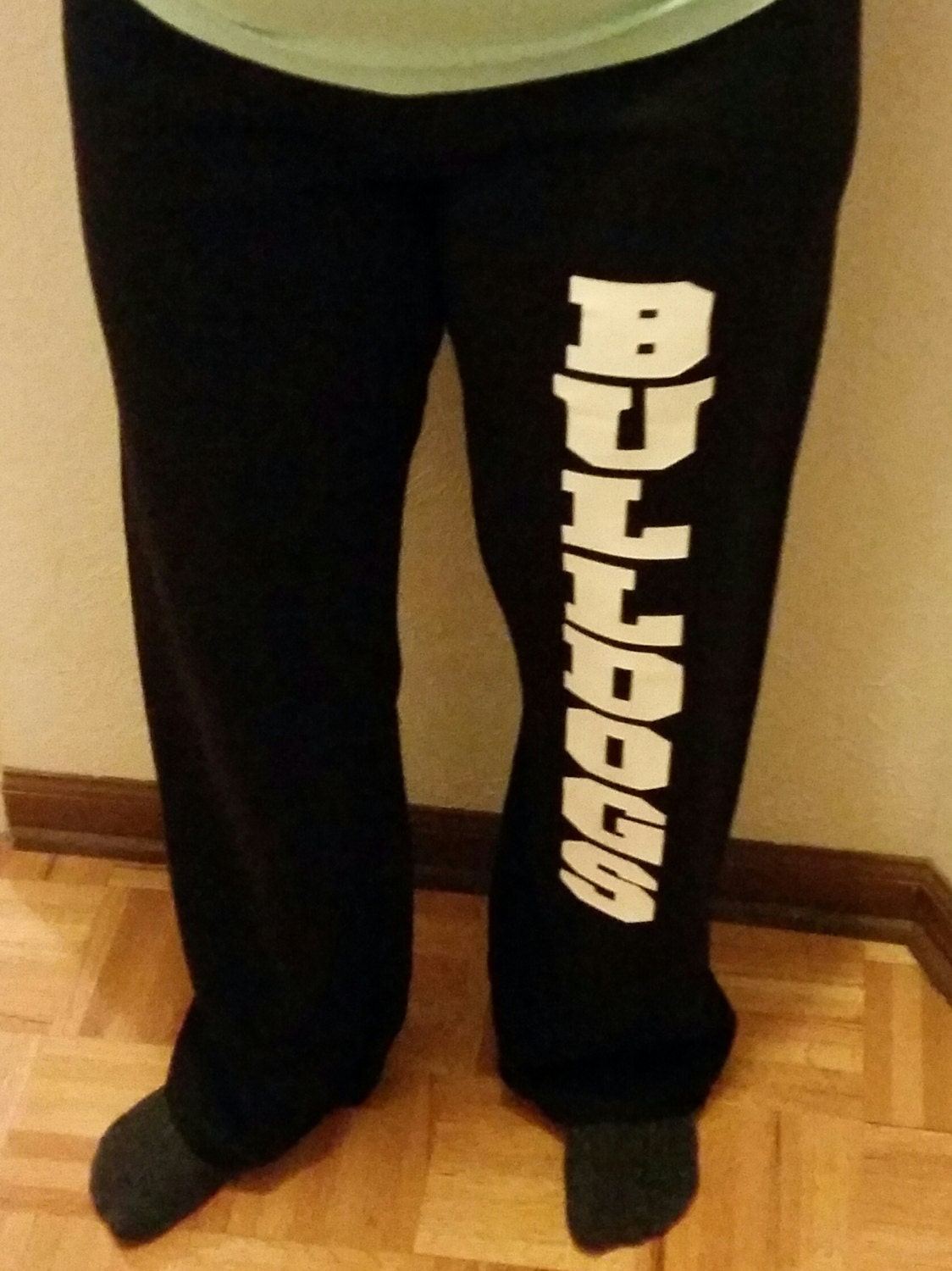 Custom sports team sweatpants custom vinyl school spirit