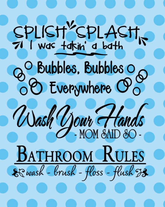 Fun Bathroom Sayings