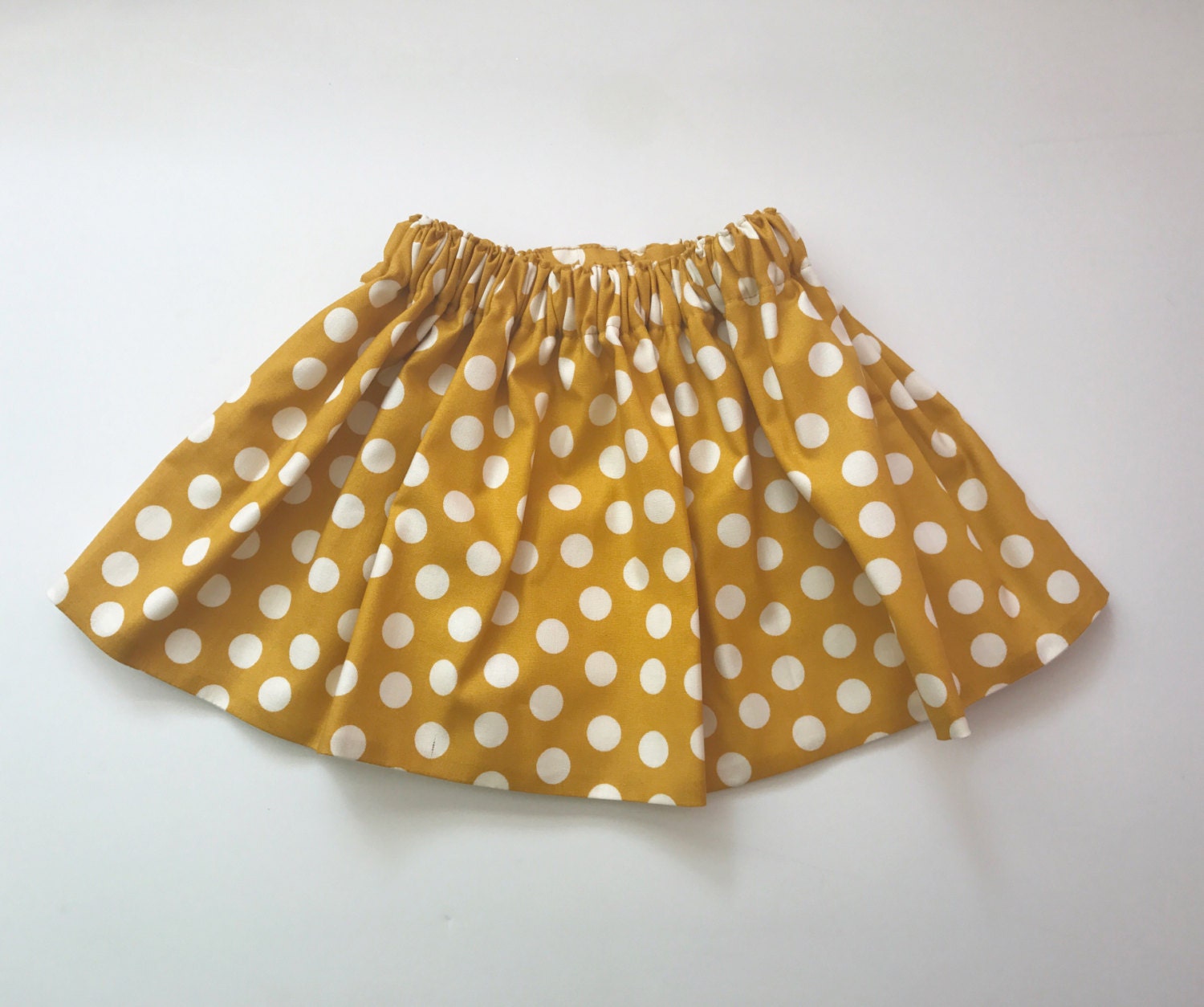 Mustard dot Baby Skirt... mustard dot Skirt... Mustard Toddler