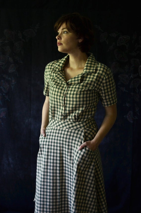 1930s shirt dress