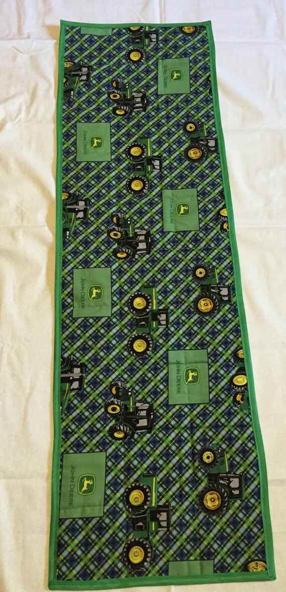 John Deere Table Runner 42x12 LDT041 by lovedaydesignteam on Etsy