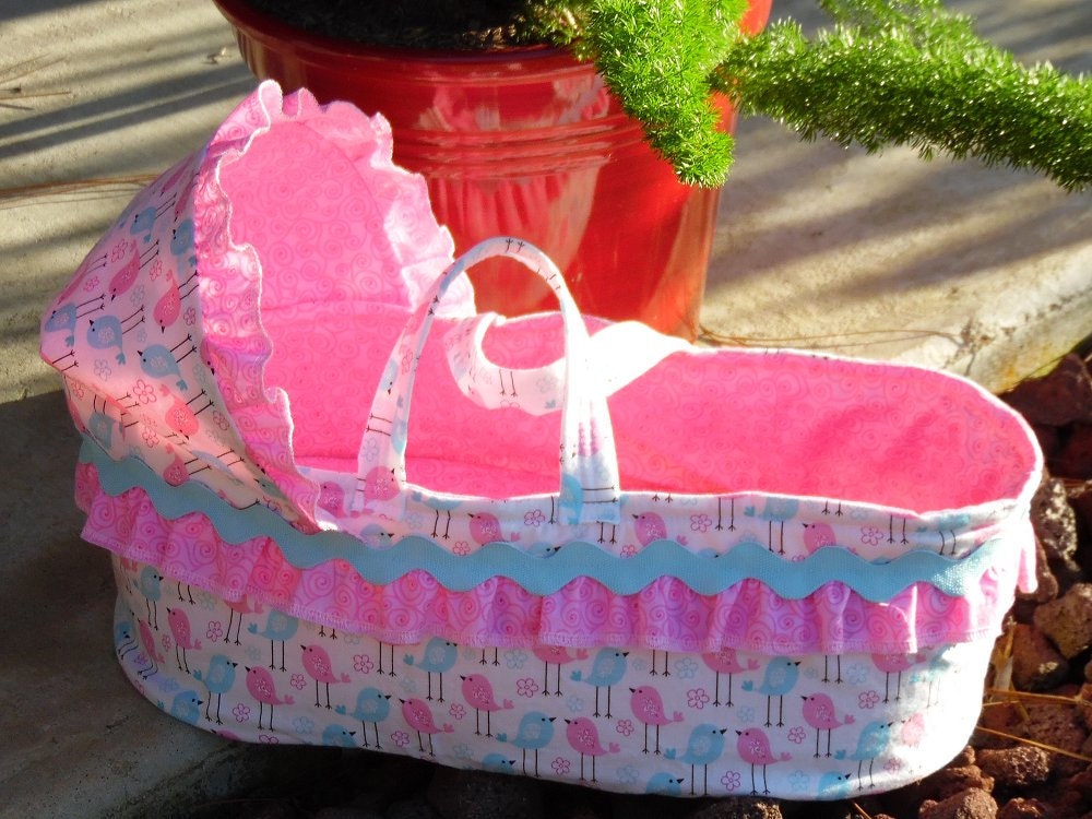 Doll Bed Moses Basket Doll Carrier for by thatssewholly