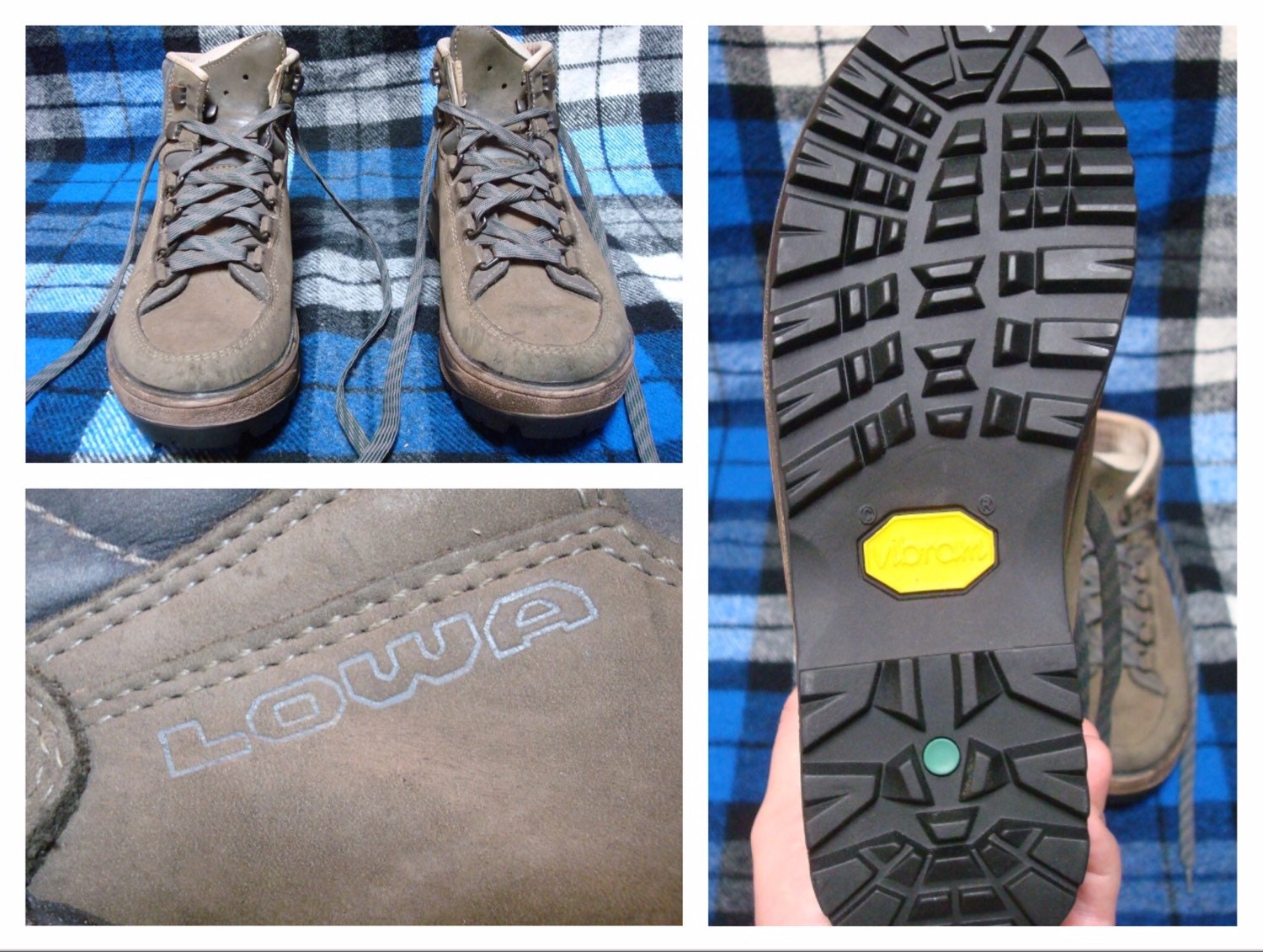 Vintage Retro Men's Lowa Hiking Boots Brand New Resole