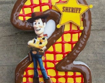 Toy Story Birthday Candle, Jessie Birthday Candle, Woody Birthday Candle, Buzz Lightyear Birthday Candle