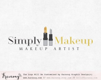 Unique lipstick logo design related items | Etsy