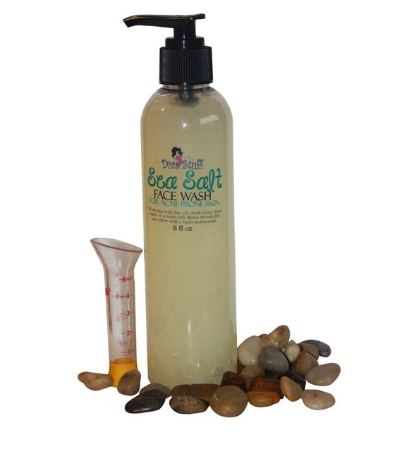 Diva Stuff Sea Salt Face Wash with Tamanu and Lime for Oily