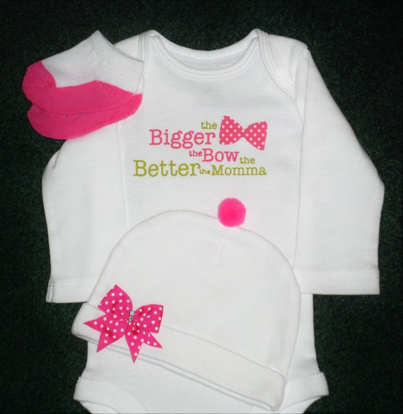 Baby Girl Gift Set Sweet Baby Shower Gift Set by SugarBearHair